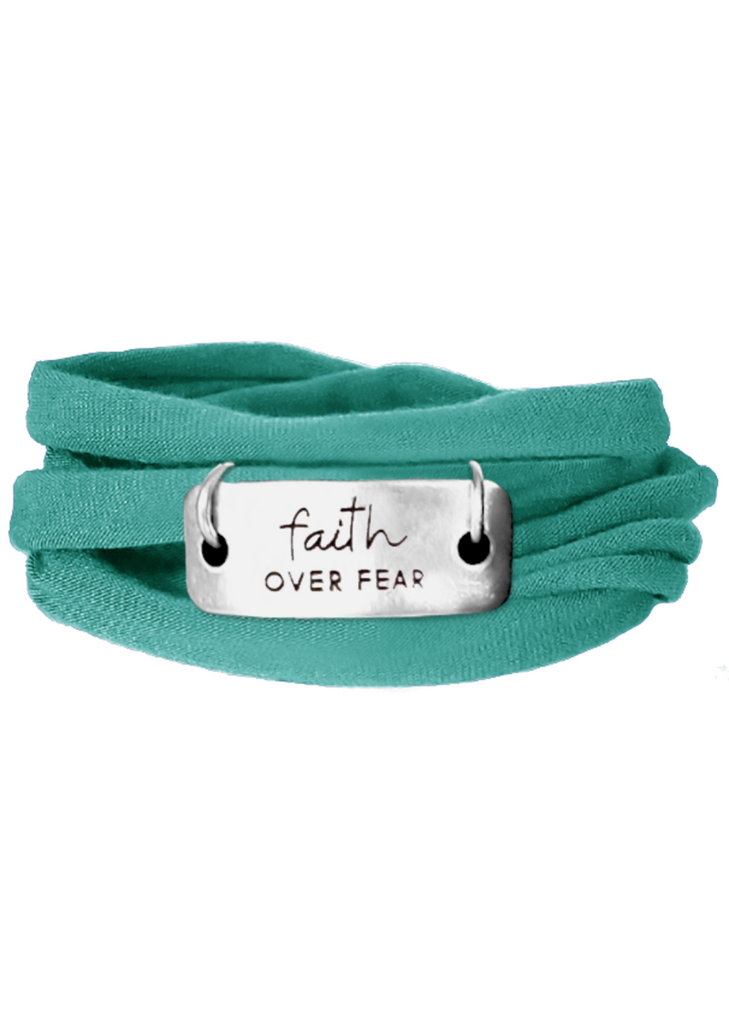 Momentum Jewelry | Faith Over Fear (Script Font) Wrap