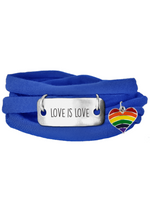 Momentum Jewelry | LOVE IS LOVE with Rainbow Heart Charm Wrap