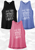 And She Ran Happily Ever After Triblend Tank Top