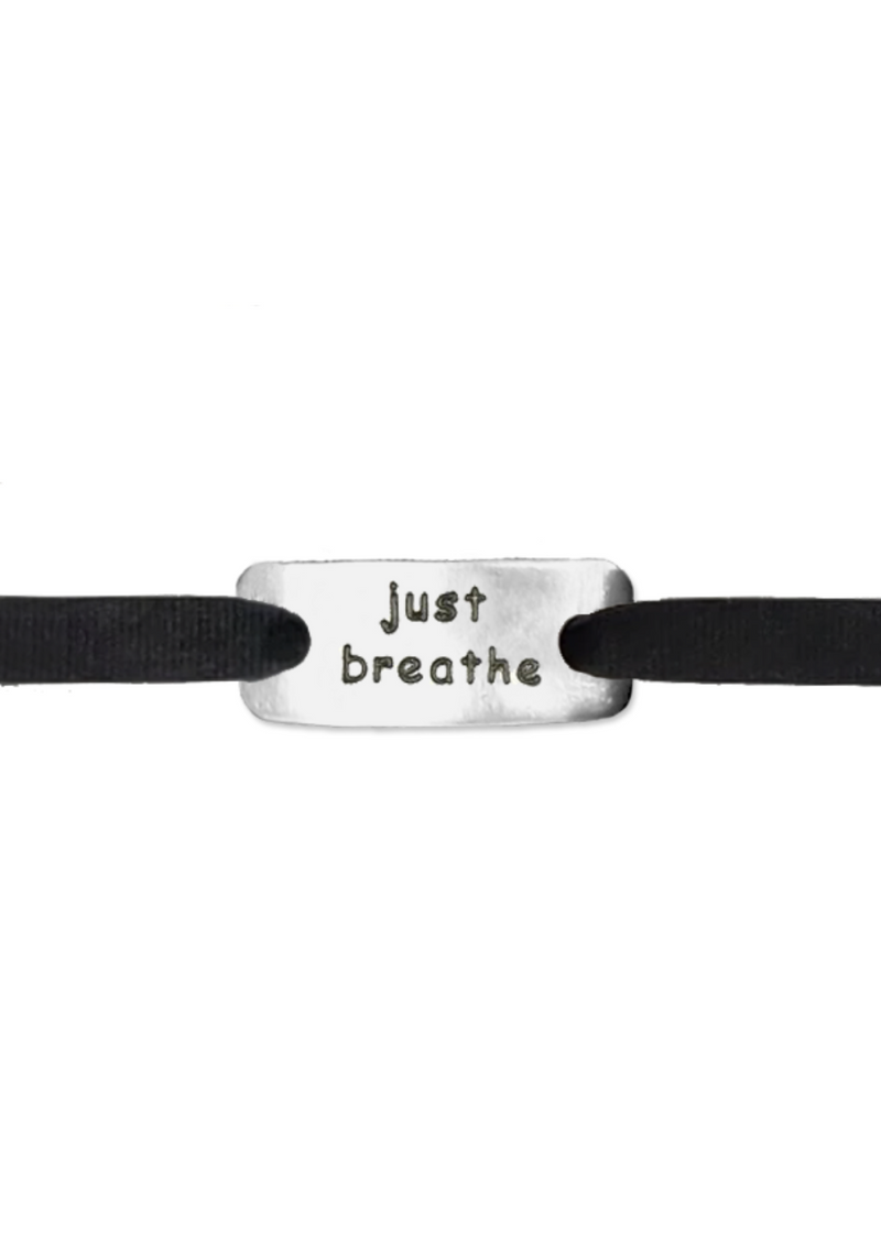 Momentum Jewelry | Just Breathe Foot Note