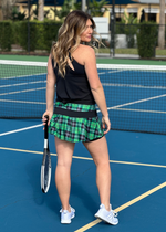 Pleated Skort with Pockets